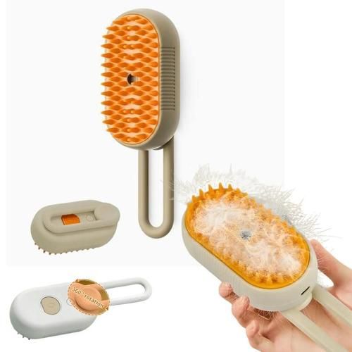 Steamy Pet Grooming Brush