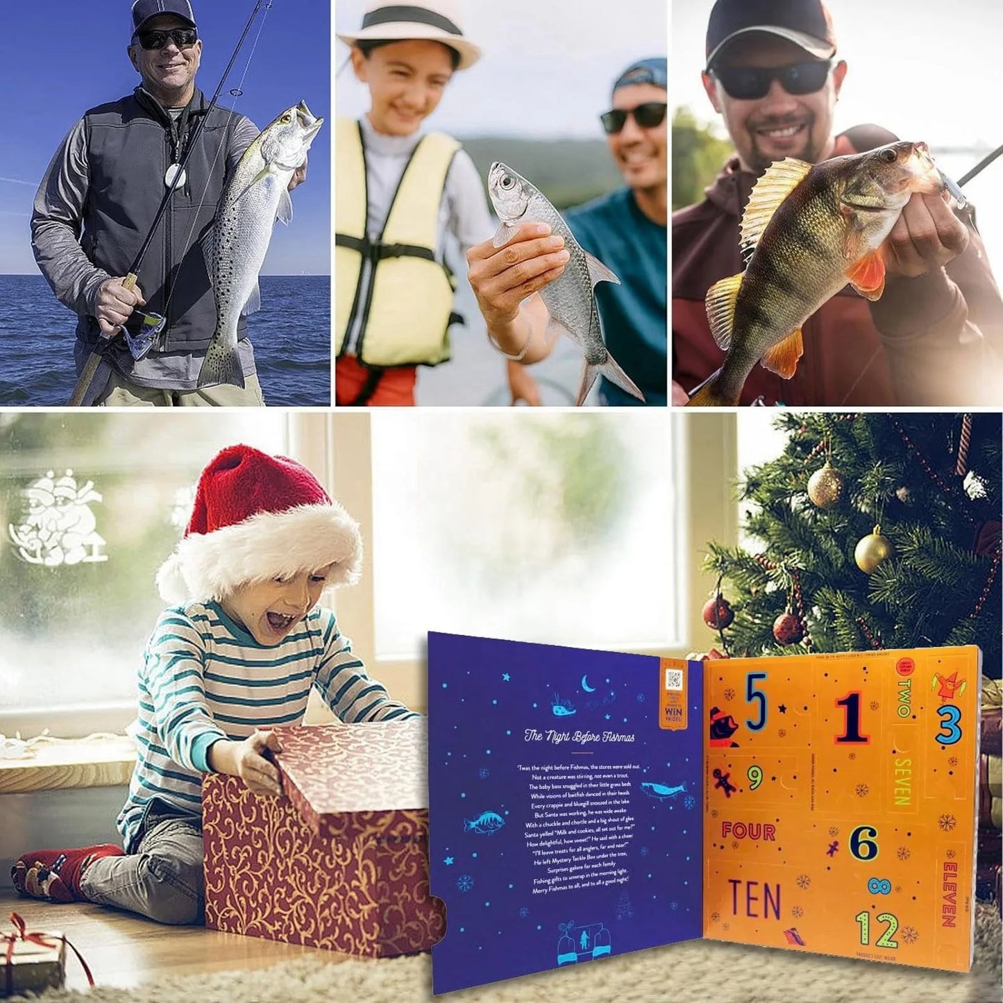 24 Days Fishing Advent Calendar Box