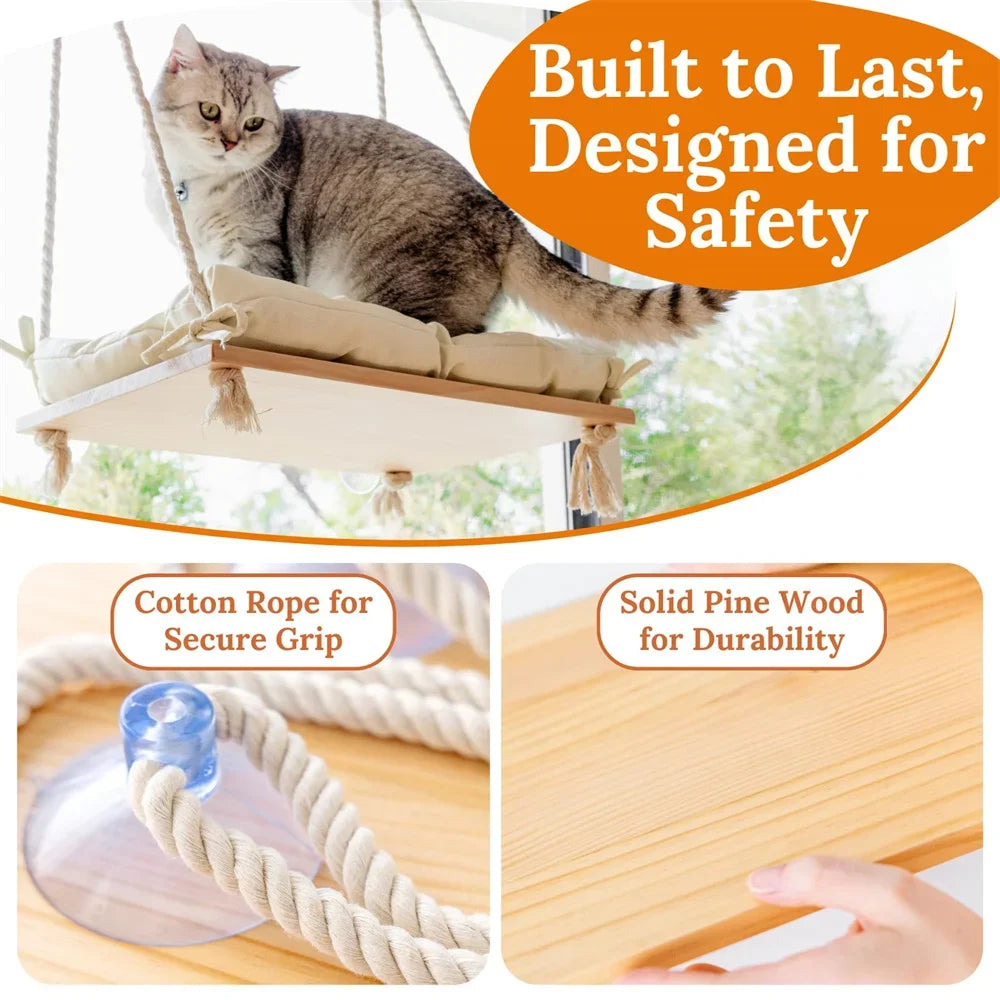 Cat Window Hammock Bed