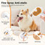Steam Brush Pet Grooming & Spray - 3-In-1 Depilation Tool for Dogs & Cats - Water Brush for Long/Short Hair - Includes Self-Cleaning & Waterless Shampoo and Empty Bottle