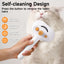 Steam Brush Pet Grooming & Spray - 3-In-1 Depilation Tool for Dogs & Cats - Water Brush for Long/Short Hair - Includes Self-Cleaning & Waterless Shampoo and Empty Bottle