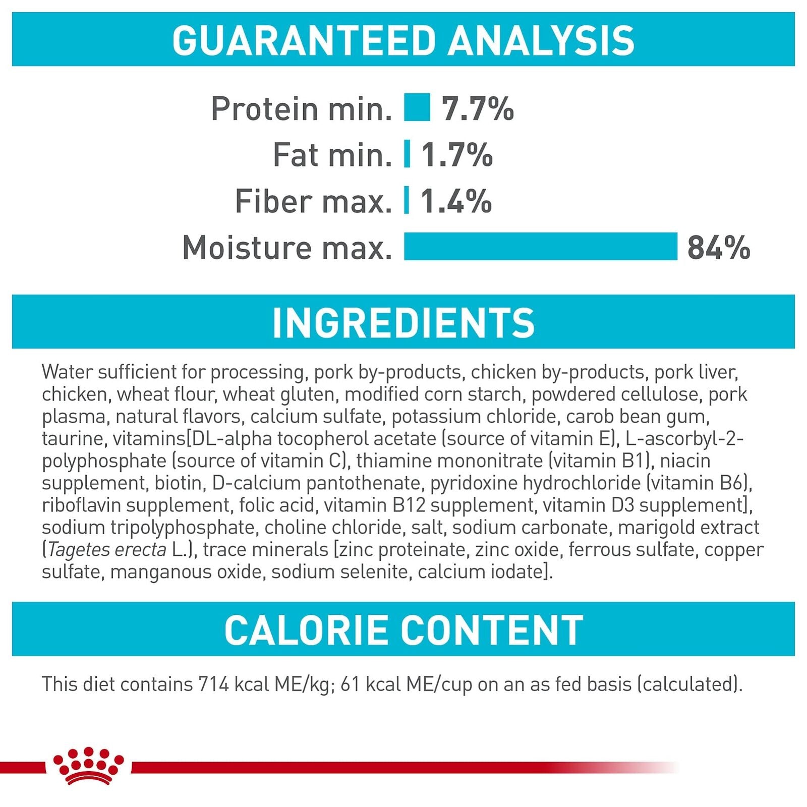 Royal Canin Feline Urinary Care Adult Wet Cat Food 3 Ounce Pack of 6