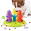 Brightkins Spinning Hydrants Dog Toy Treat Puzzle for Interactive Enrichment Training & Puppy Birthdays