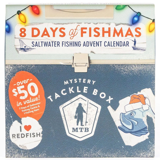 8 Days of Salt Fishing Lures Holiday Advent Calendar 2023