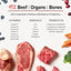 Freeze-Dried Raw Dinner Patties - Beef Recipe - High Protein Grain-Free Puppy & Dog Food - Perfect for Picky Eaters - 14 Oz