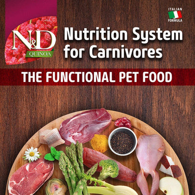 Farmina N&D, Quinoa Digestion Lamb Quinoa Fennel and Mint Recipe Dry Cat Food, 3