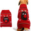 Dog Sweater Pet Clothes for Dogs Christmas Reindeer, Red, XXS