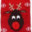 Dog Sweater Pet Clothes for Dogs Christmas Reindeer, Red, XXS