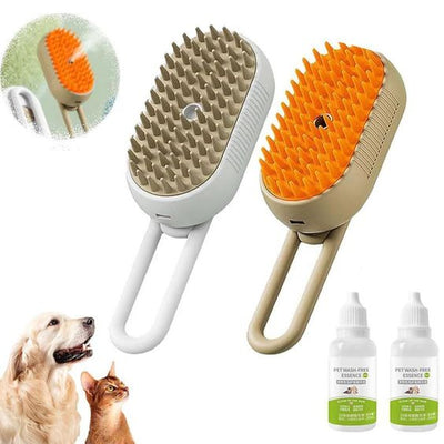 Steamy Pet Grooming Brush