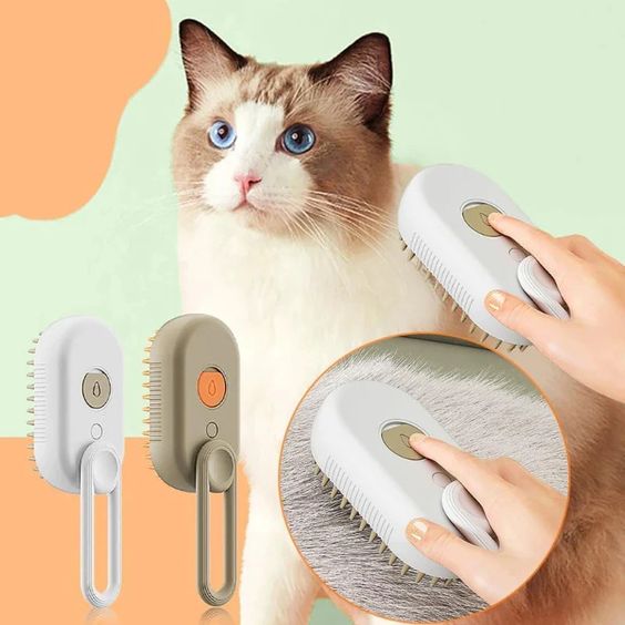 Steamy Pet Grooming Brush