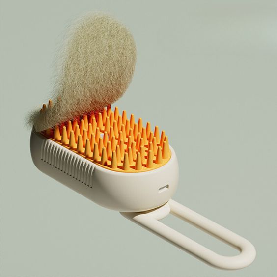 Steamy Pet Grooming Brush