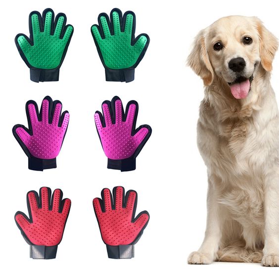 Gentle Pet Grooming Glove