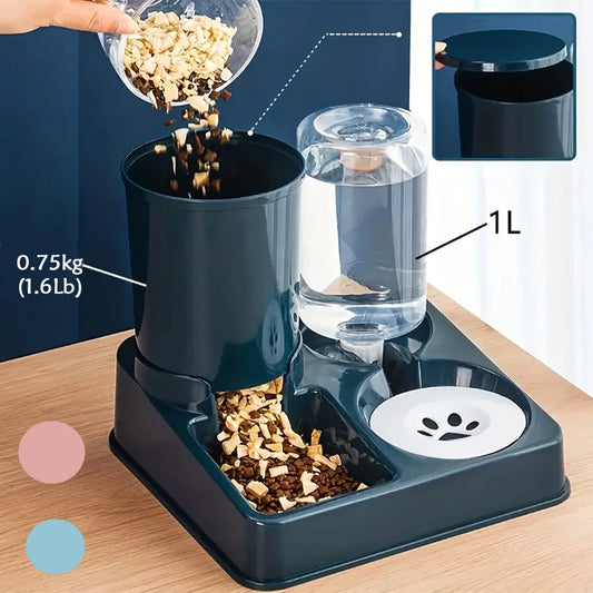 2 In 1 Automatic Pet Feeder & Waterer