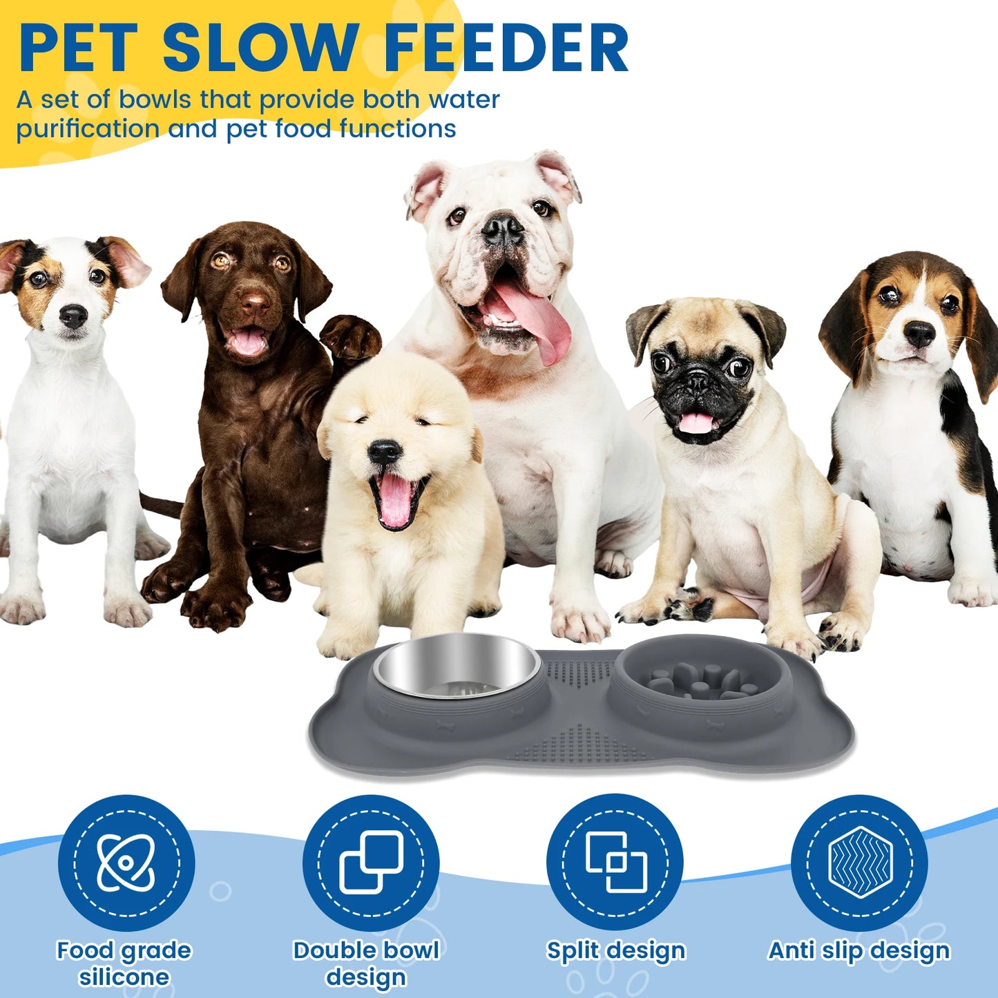 Smart Slow Feeder Bowl