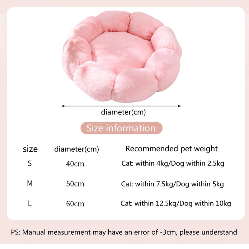 Cozy Flower Pet Bed