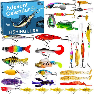 24 Days Fishing Advent Calendar Box