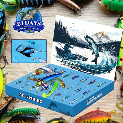 24 Days Fishing Advent Calendar Box