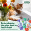 Pet Stain & Odor Miracle - Enzyme Cleaner for Dog Urine & Cat Pee - Pet Odor & Stain Remover Spray for Carpet, Mattress, Furniture - Carpet Cleaner (32 Fl Oz, Spring Mint Scent)