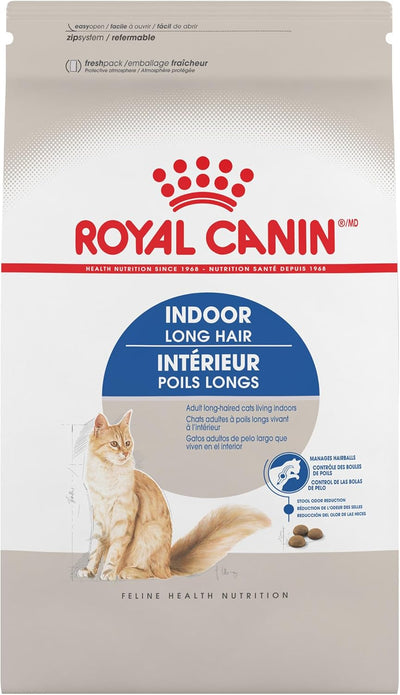 Indoor Long Hair Adult Dry Cat Food, 6 Lb Bag